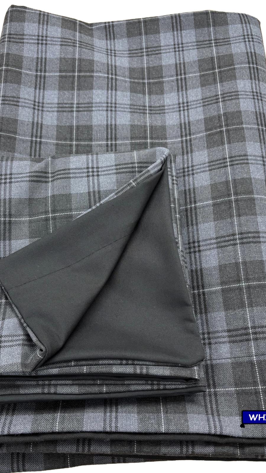 Single Duvet set Grey Granite  Whiterig Truck Curtains